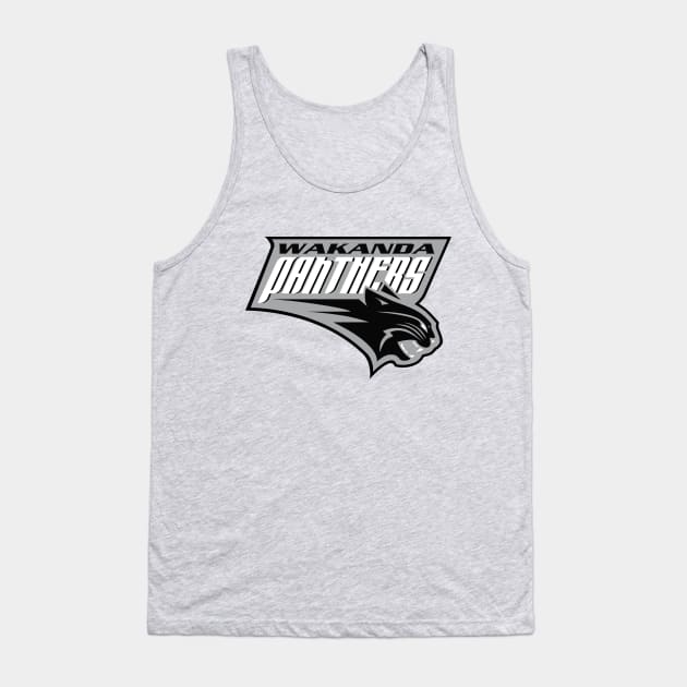 Wakanda Panthers Tank Top by Melonseta